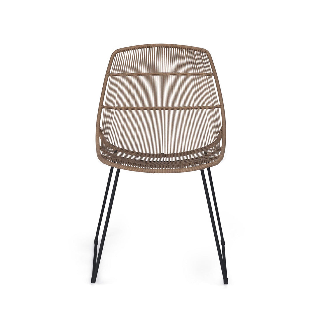 Oliver Outdoor Wicker Dining Side Chair (Natural)