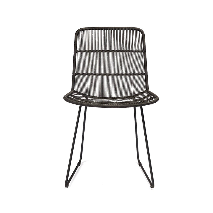 Nairobi Woven Dining Side Chair (Black)