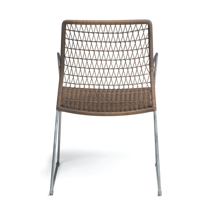 Edge Wicker Dining Arm Chair (Sampulut)