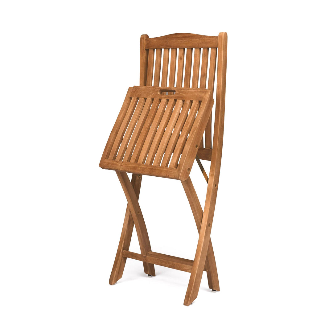 Harbour Teak Outdoor Folding Dining Side Chair