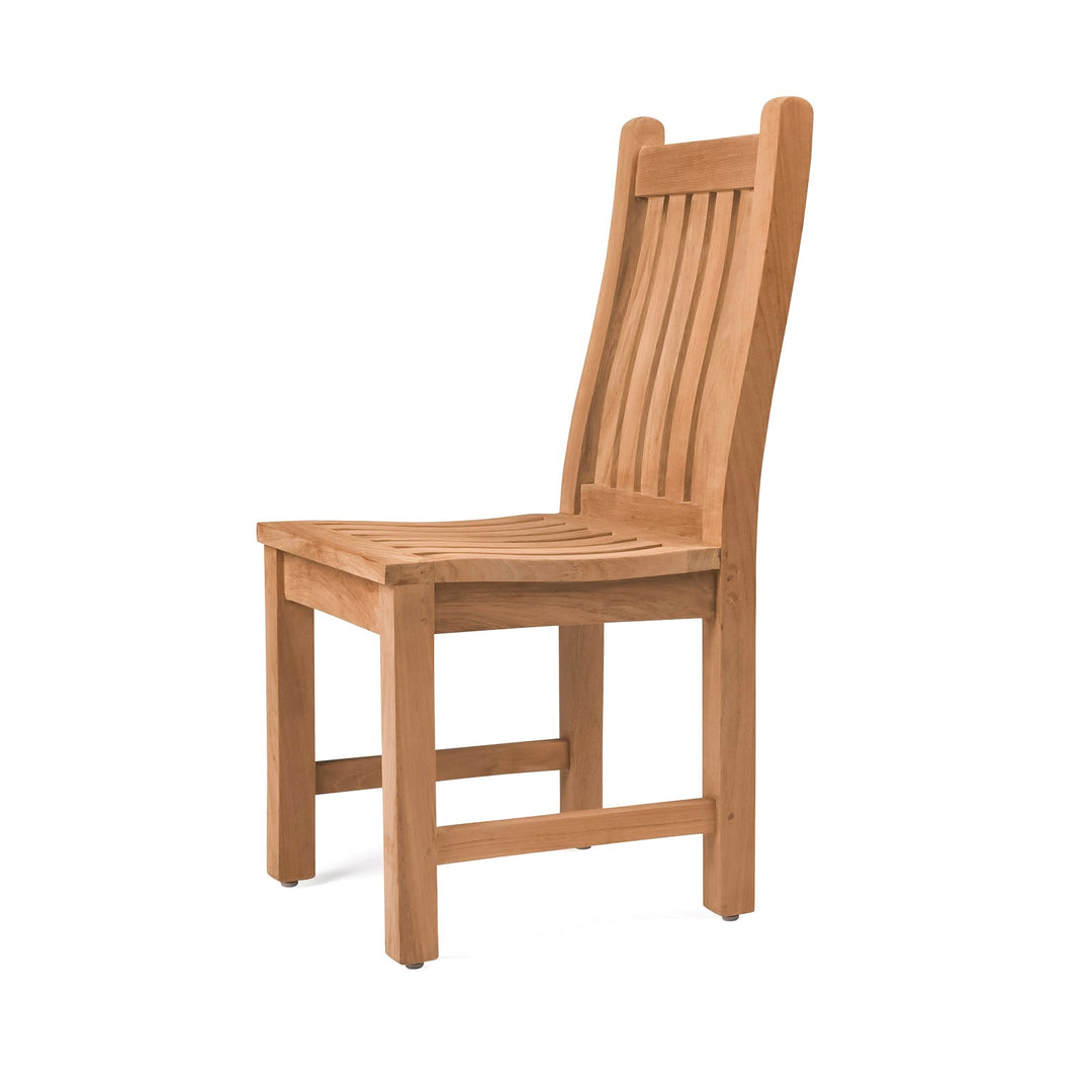 Wave Teak Dining Side Chair