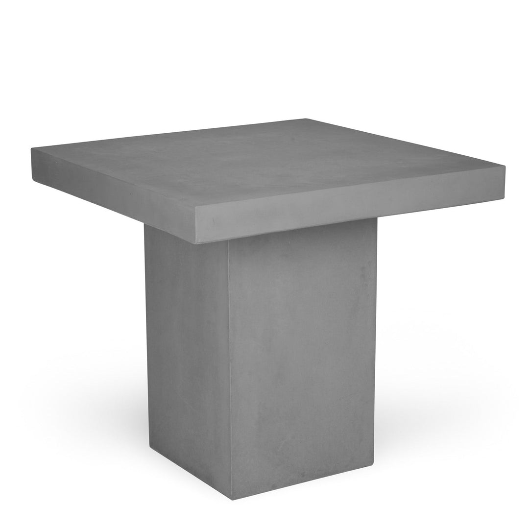 Raw Concrete Counter Height Table