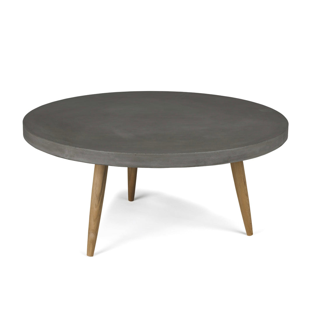Aspen Blok Concrete Round Coffee Table (Large)