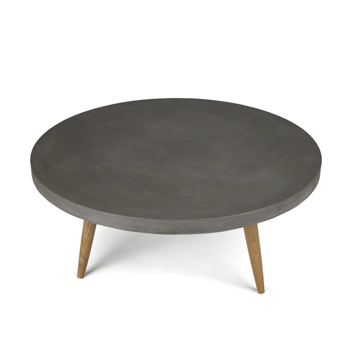 Aspen Blok Concrete Round Coffee Table (Large)