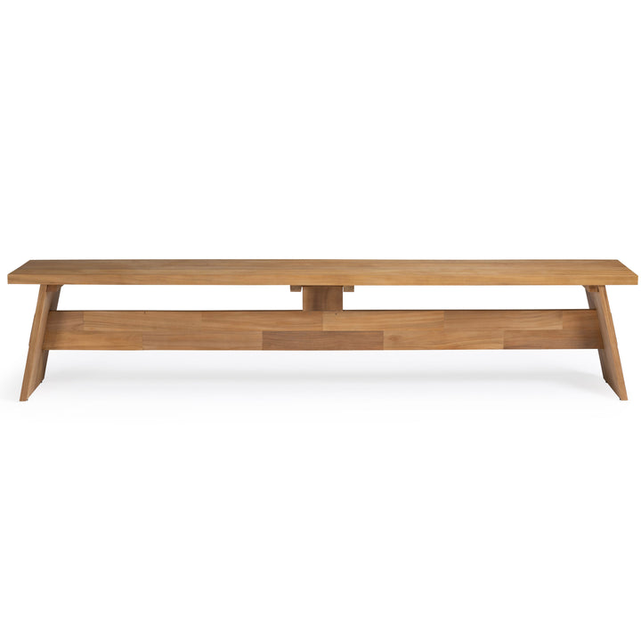 Bradford Teak Outdoor Bench 114"