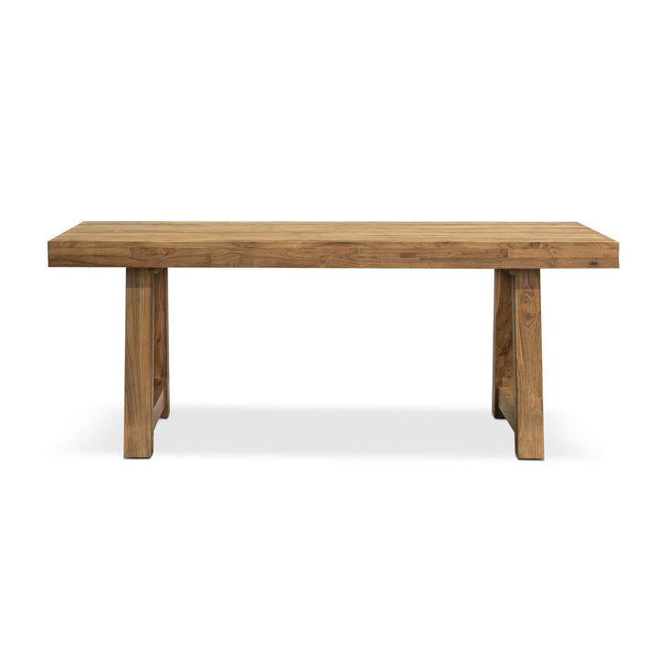 Hunter Reclaimed Teak Outdoor Dining Table 118"