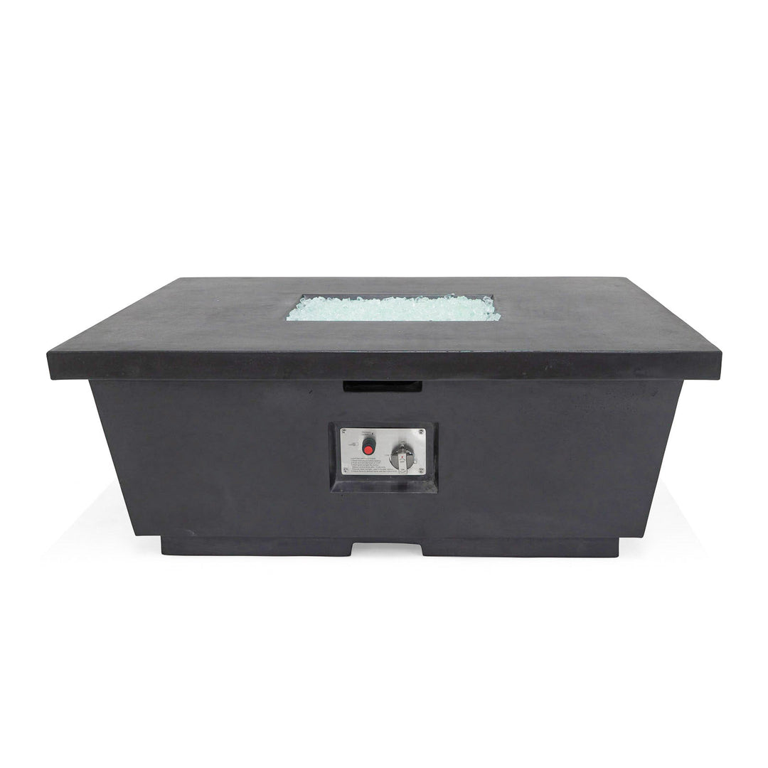 Glow Square Fire Pit (Black)