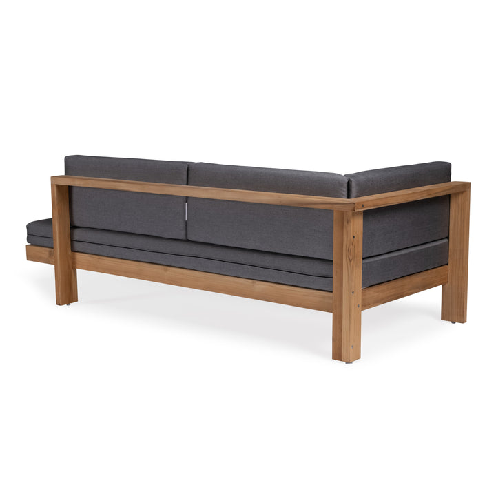 Cabo Teak Outdoor Daybed (Left)