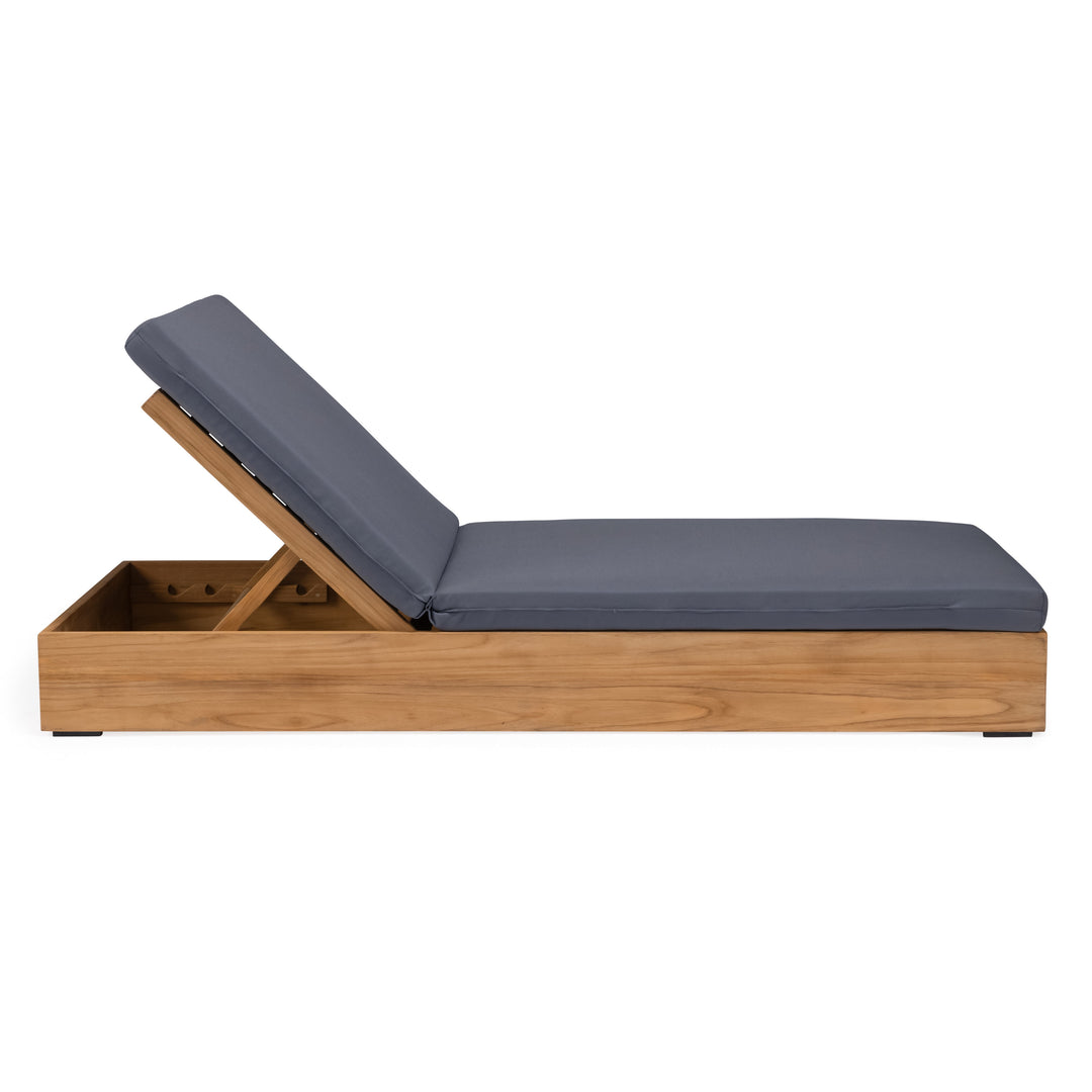 Kuba Teak Outdoor Sun Lounger