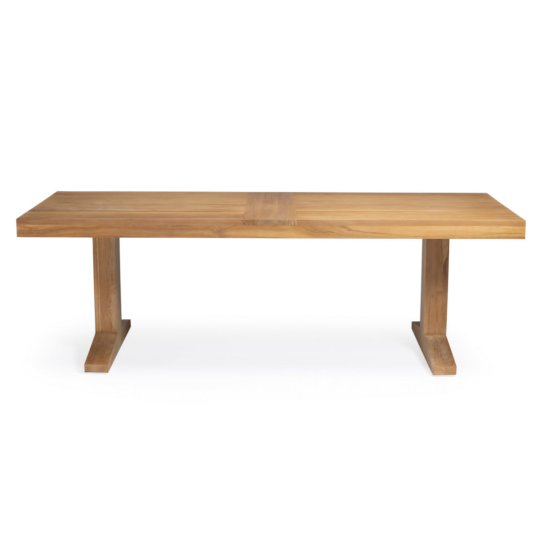 Savannah Teak Outdoor Dining Table 118"