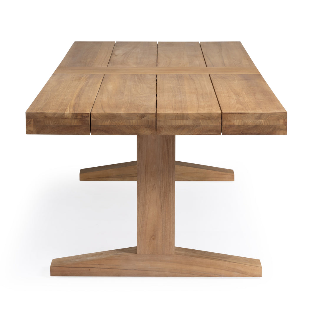 Savannah Teak Outdoor Dining Table 94"