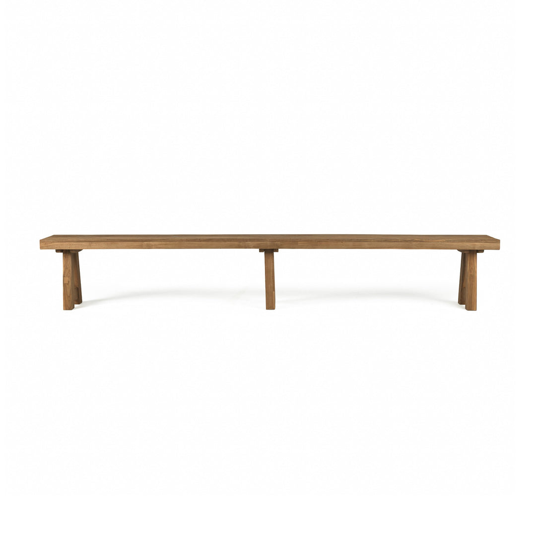 Hunter Reclaimed Teak Outdoor Bench 90"