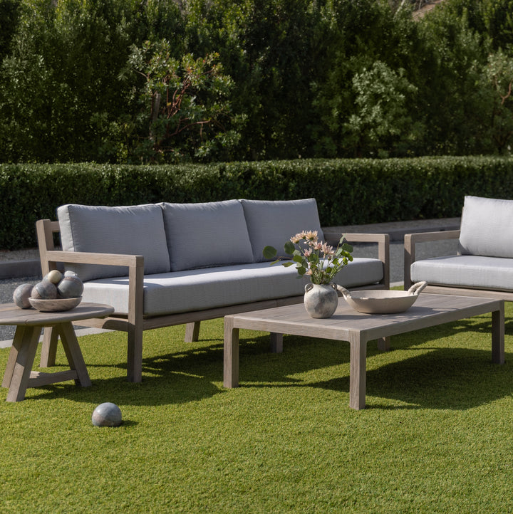 Juliet Weathered Teak Outdoor Sofa