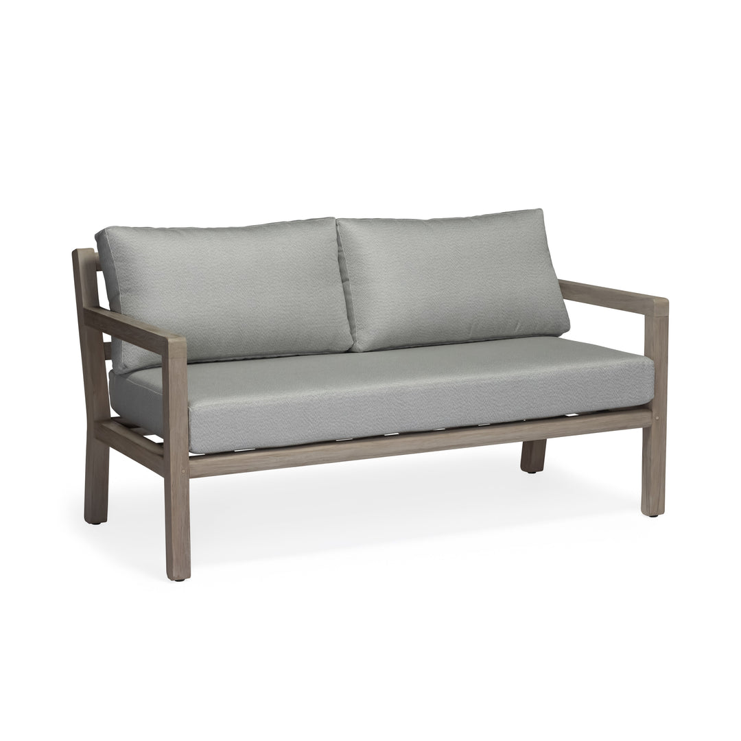 Juliet Weathered Teak Outdoor Loveseat