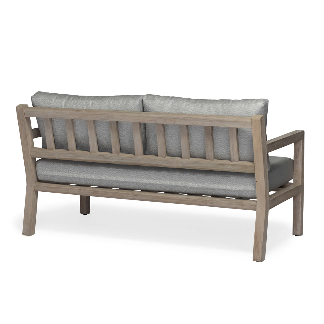 Juliet Weathered Teak Outdoor Loveseat