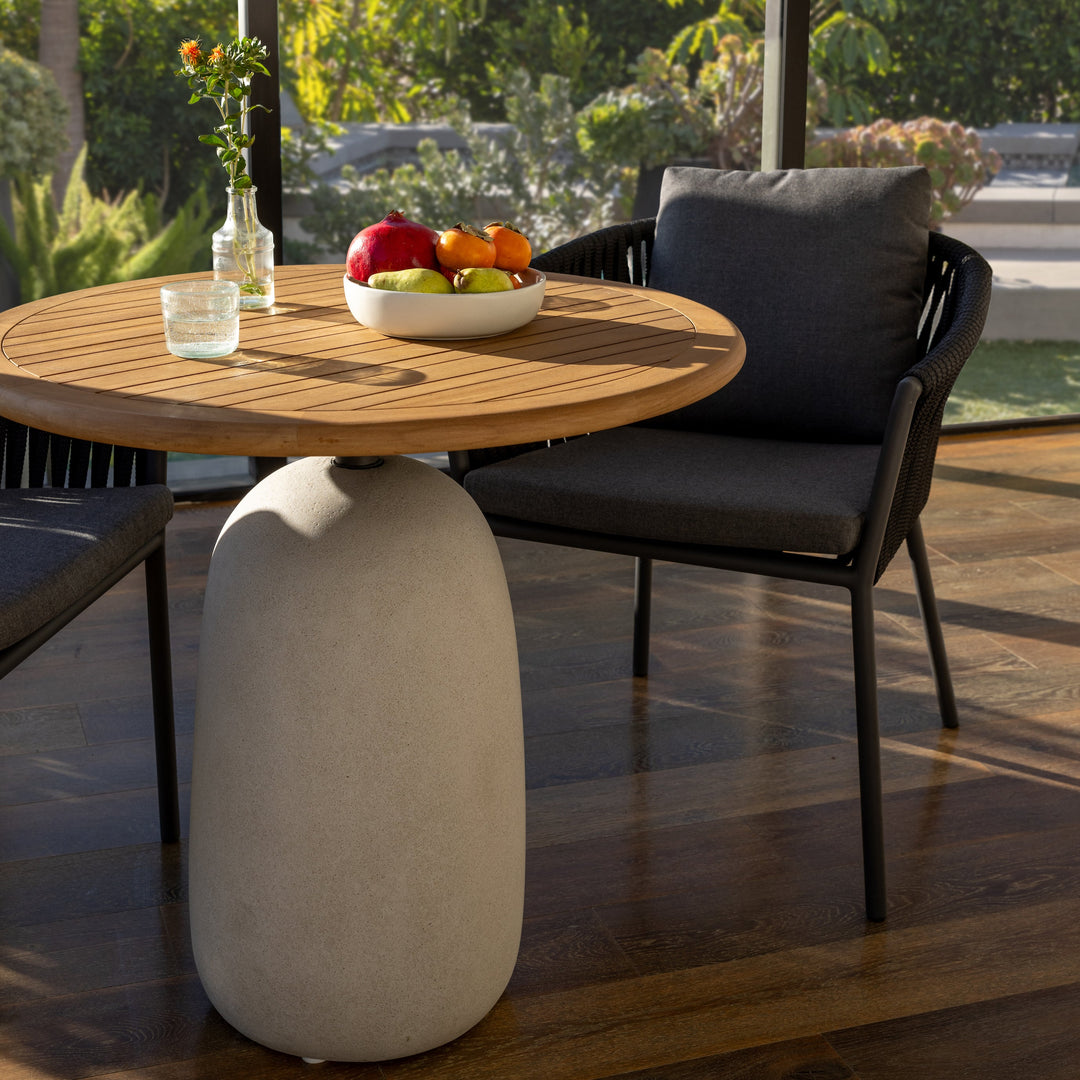 Beverly Hills Rope Outdoor Dining Chair (Graphite)