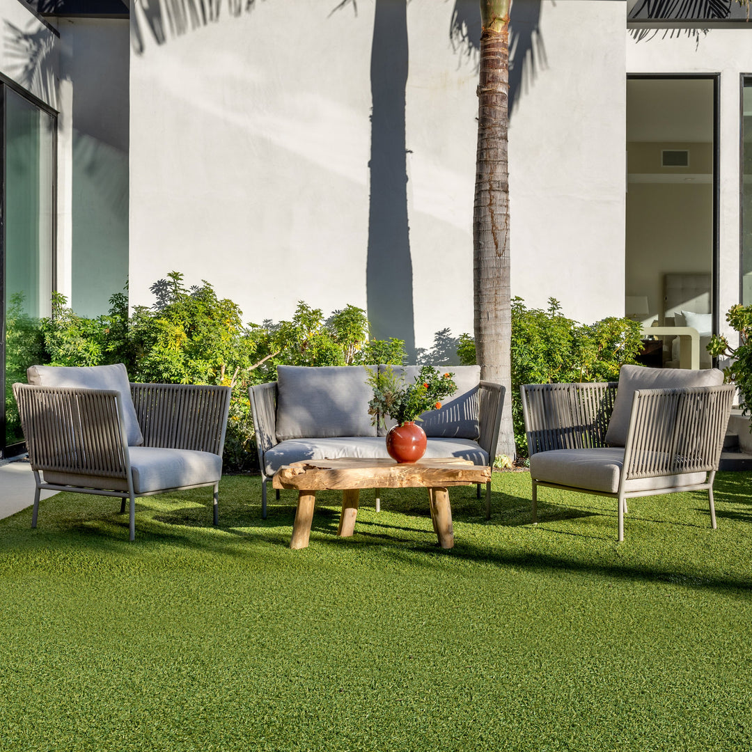 Beverly Hills Rope Outdoor Relaxing Chair (Stone)