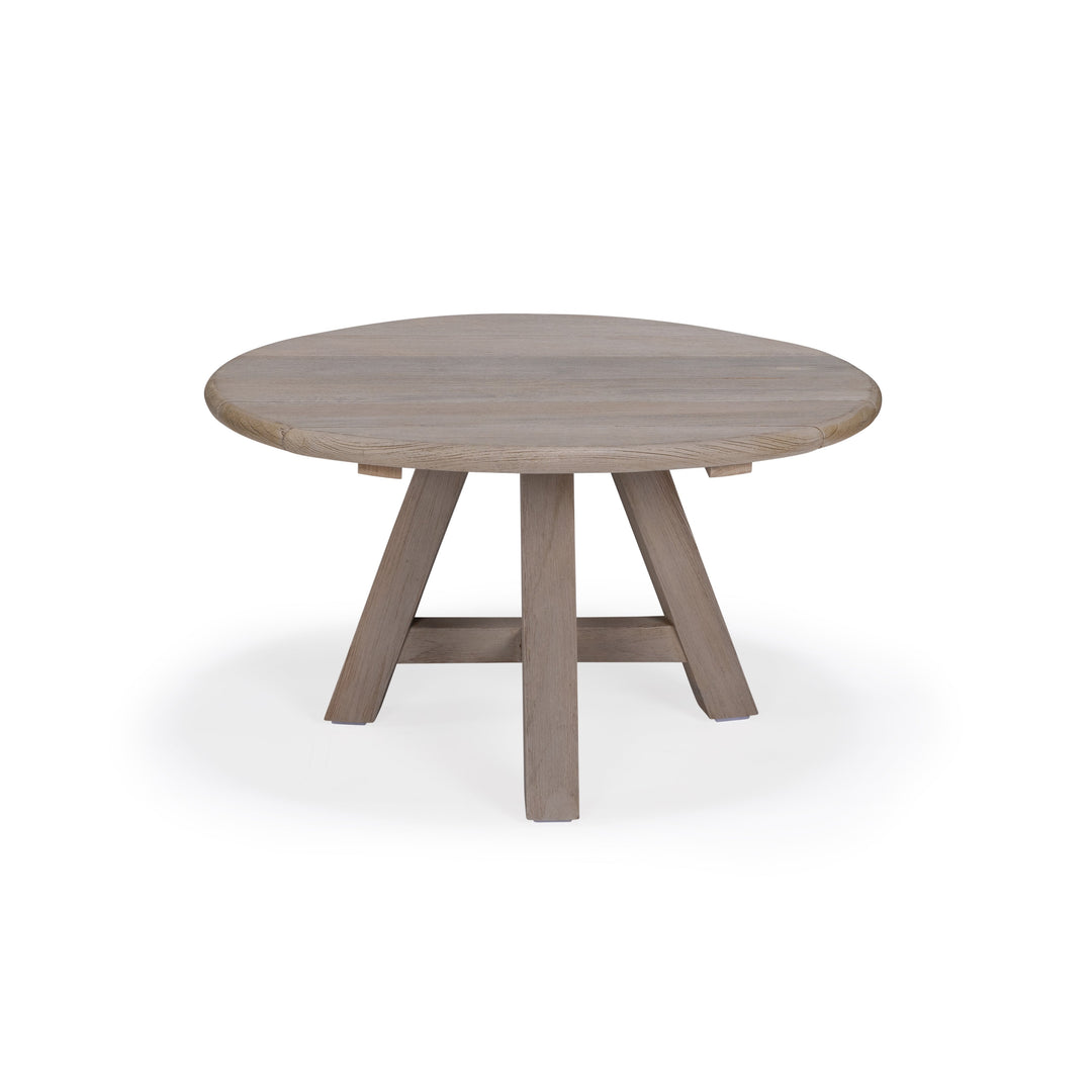 Romeo Weathered Teak Outdoor Coffee Side Table (Small)