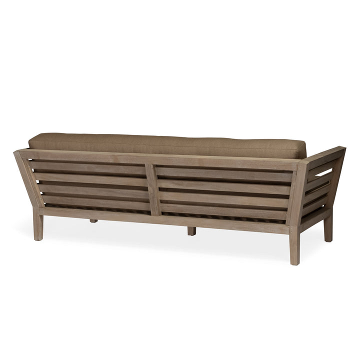 Romeo Weathered Teak Outdoor Sofa