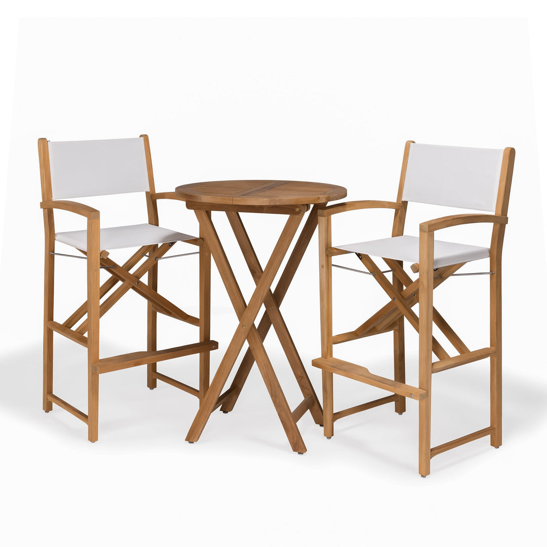 Santorini Teak Outdoor Bar Set