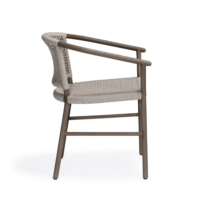 Mina Reclaimed Teak Outdoor Dining Arm Chair