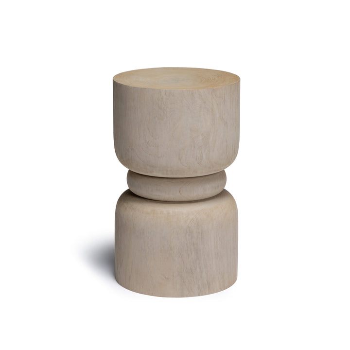 Juliet Weathered Teak Outdoor Side Table