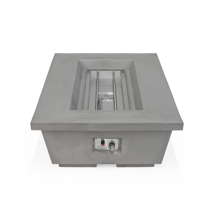 Polished Concrete Rectangle Fire Pit