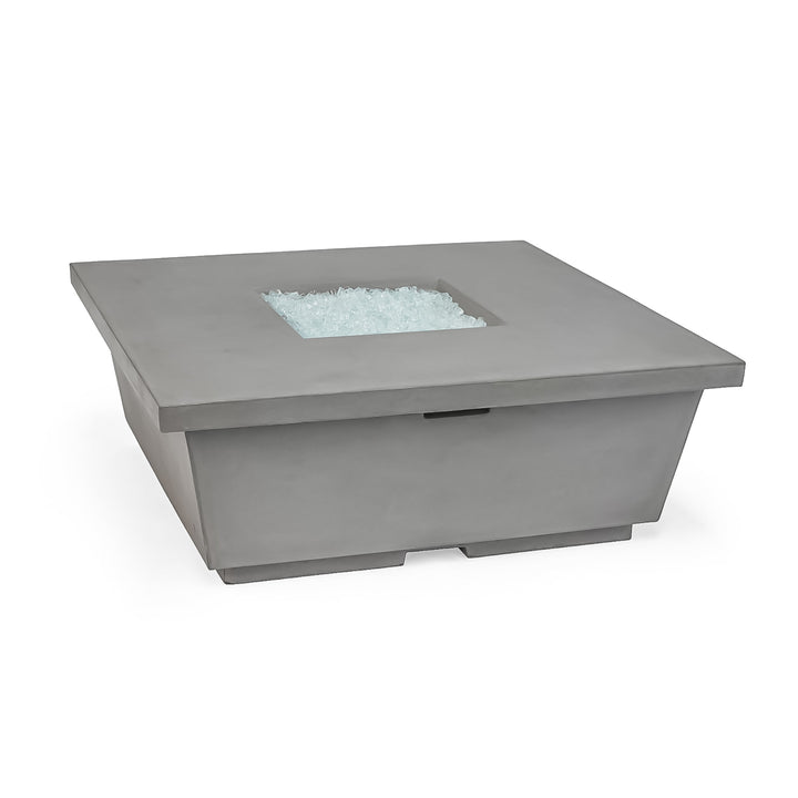 Polished Concrete Square Fire Pit