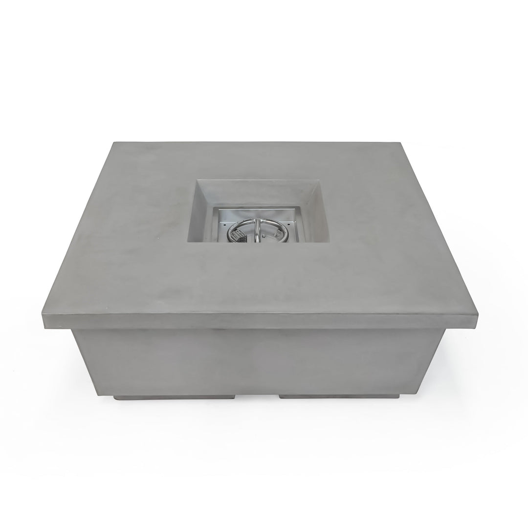Polished Concrete Square Fire Pit