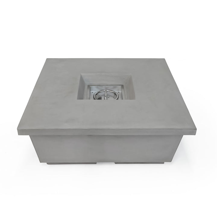 Polished Concrete Square Fire Pit