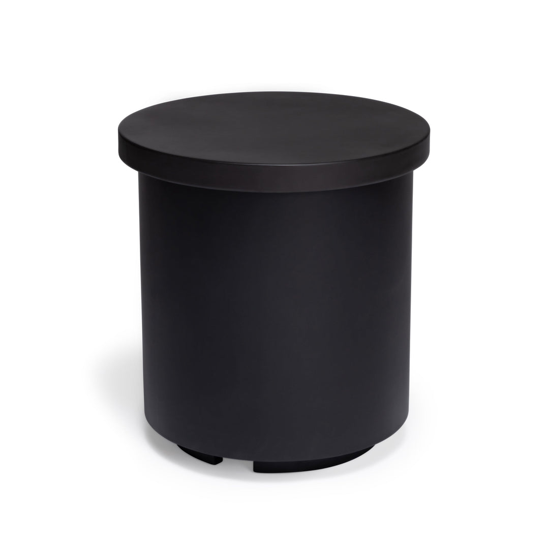 Polished Concrete Propane Storage Tank (Black)