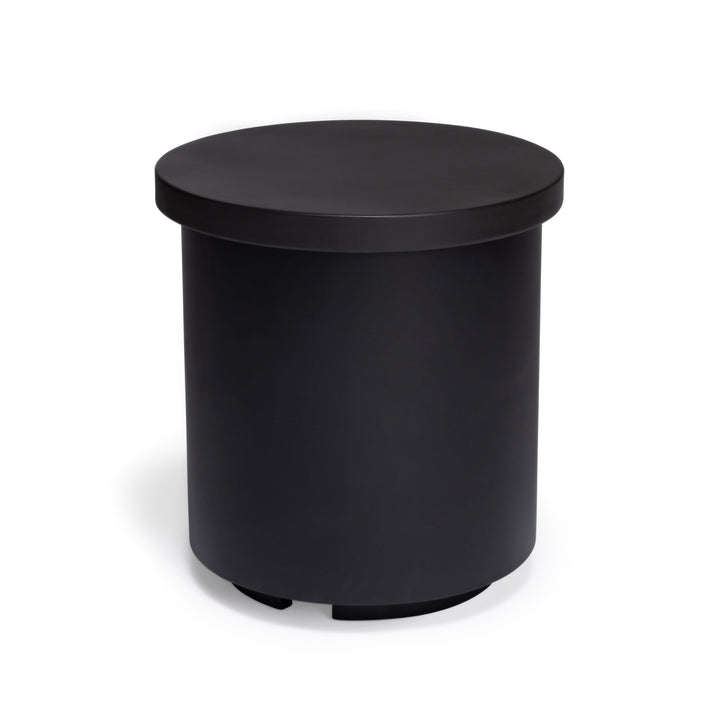 Polished Concrete Propane Storage Tank (Black)