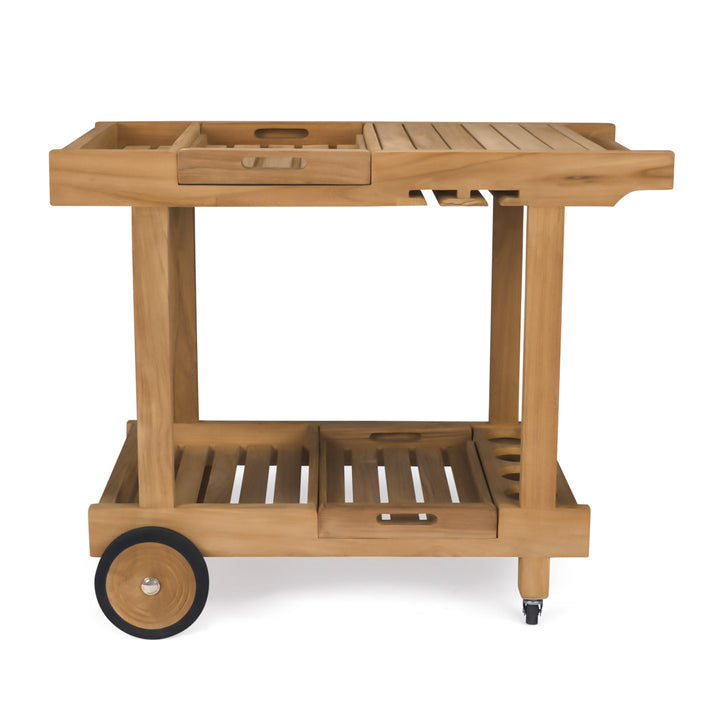 Teak Outdoor Bar Cart
