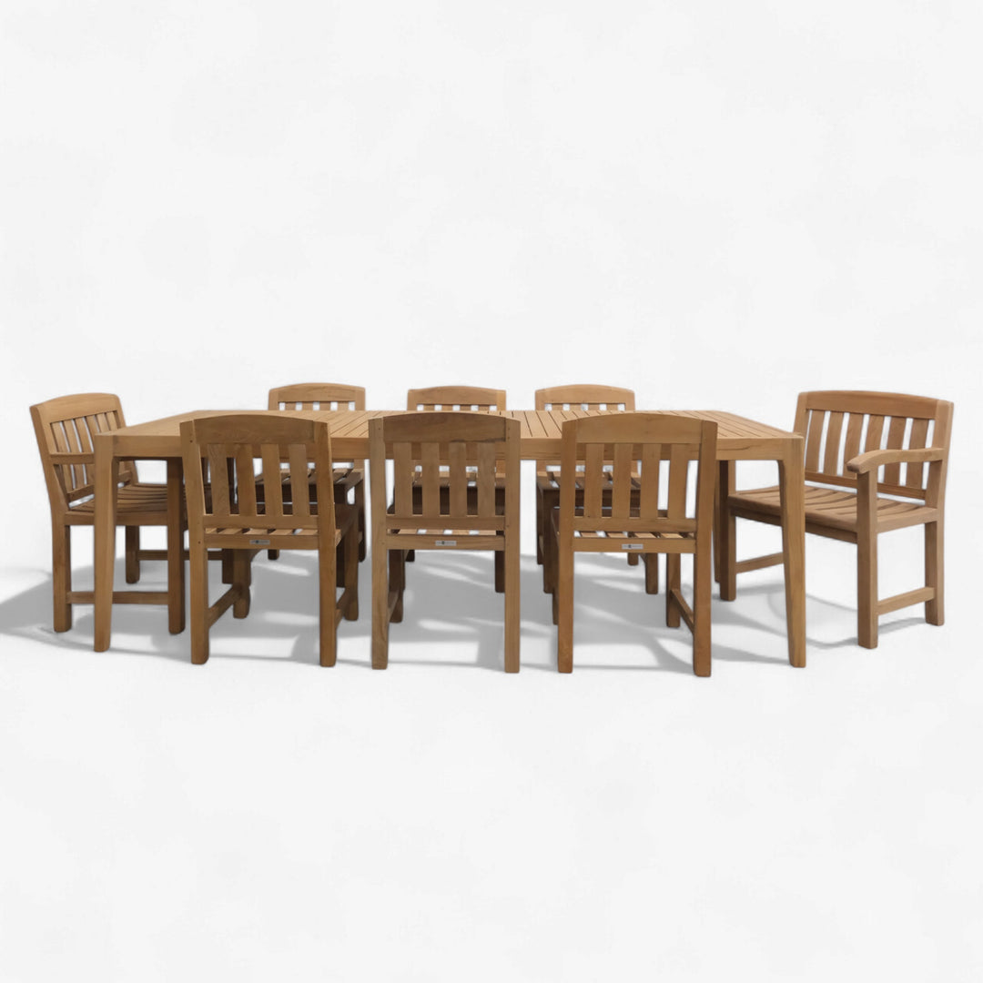 Cooper 98" w/ Newport Dining Chairs