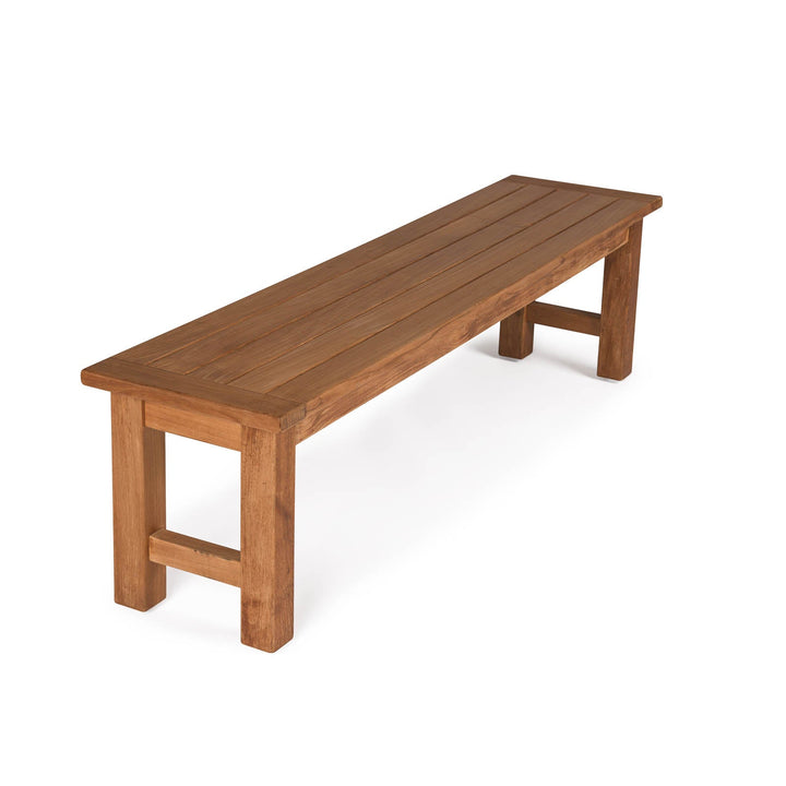 Hampton Teak Outdoor Backless Bench 66"