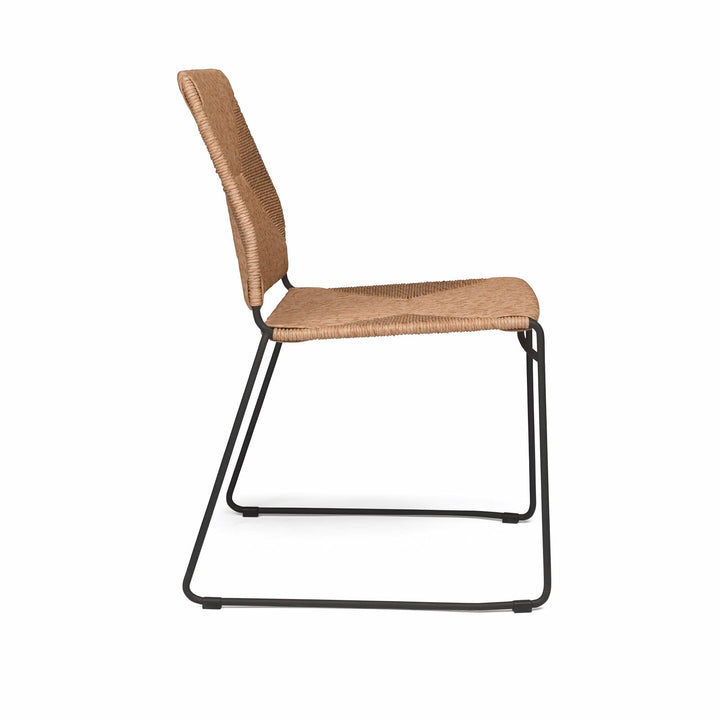 Luci Outdoor Dining Chair (Black)