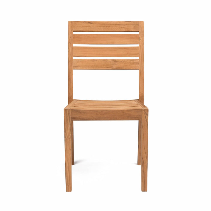 Fiesta Teak Outdoor Stacking Dining Side Chair