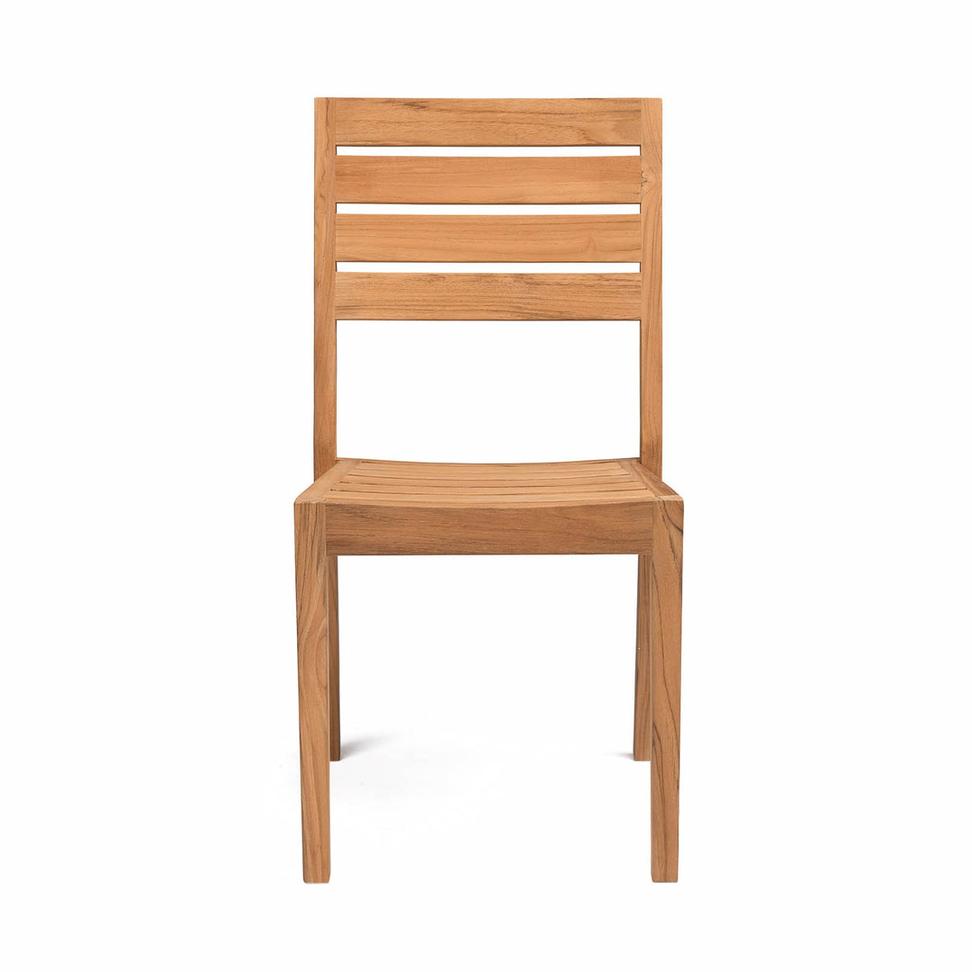 Fiesta Teak Outdoor Stacking Dining Side Chair