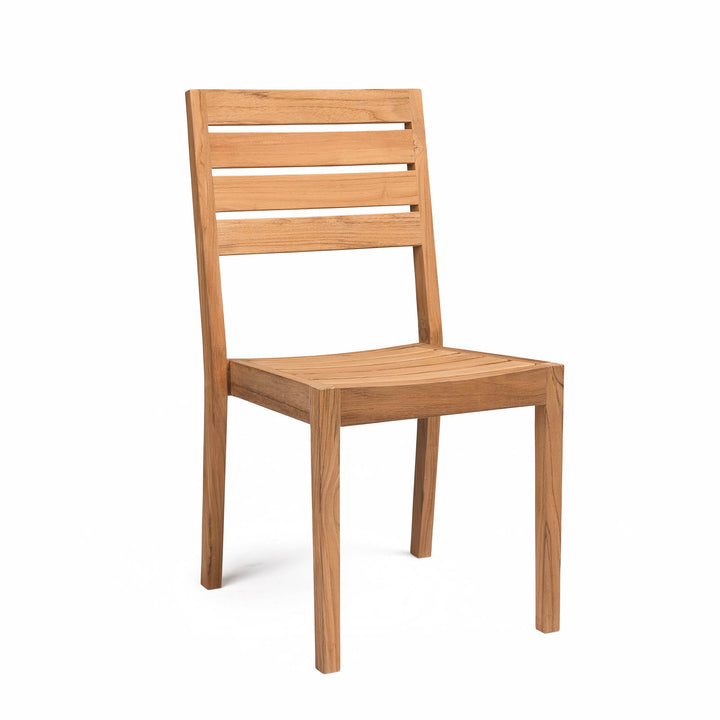 Fiesta Teak Outdoor Stacking Dining Side Chair