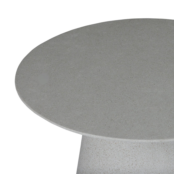 Holly Concrete Outdoor Side Table (Grey)