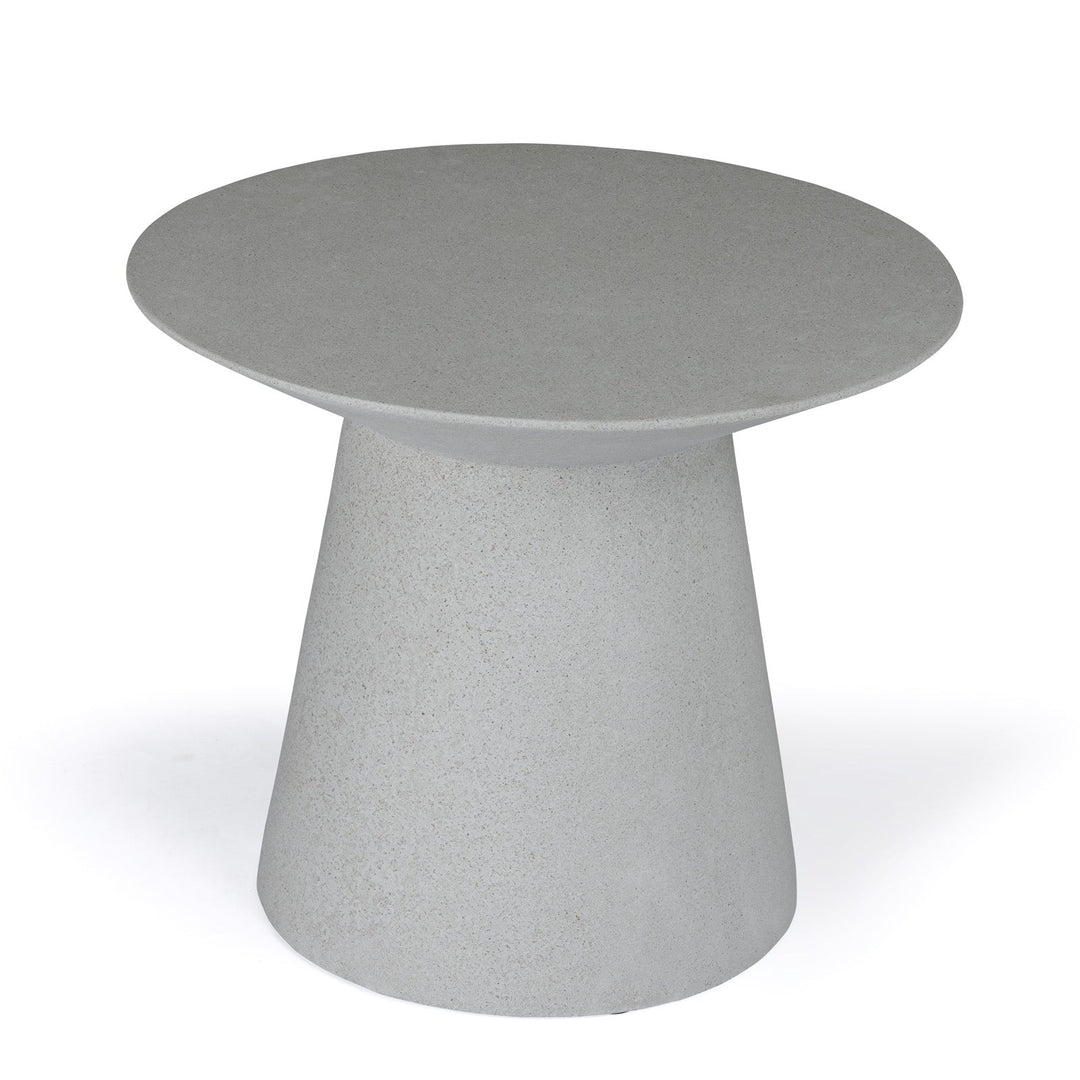Holly Concrete Outdoor Side Table (Grey)