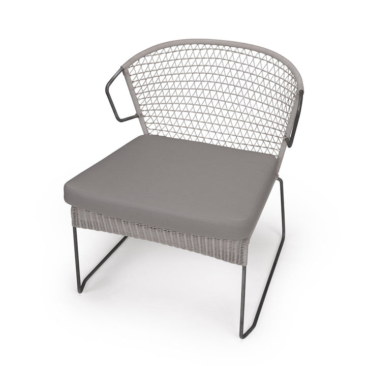 Sophia Outdoor Wicker Relaxing Chair (Chalk)