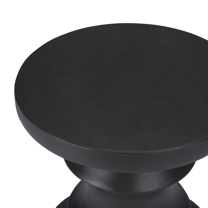 Blok Concrete Chess Side Table (Black)