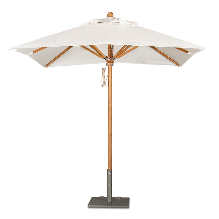 Santa Monica Square Teak Umbrella 8'