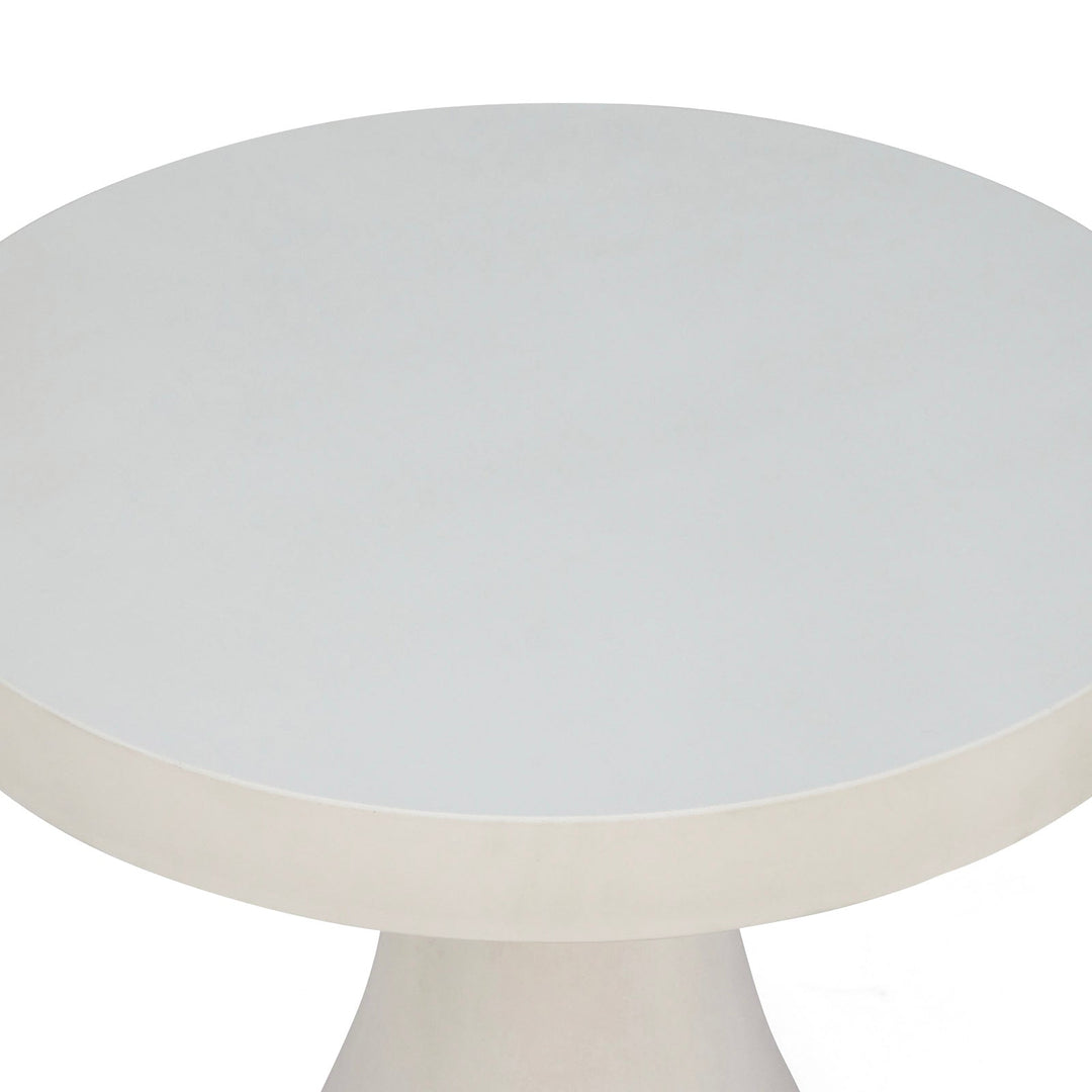 Blok Round Concrete Dining Table 40" (White)