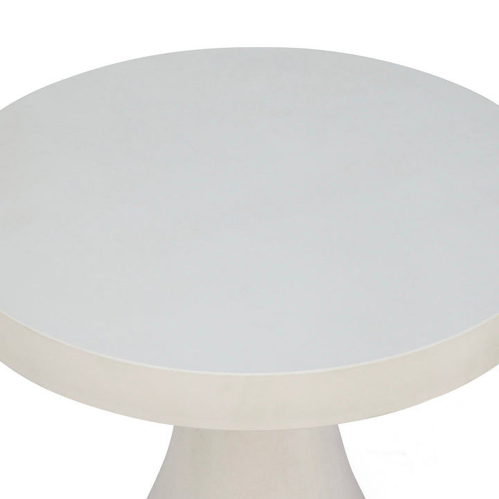 Blok Round Concrete Dining Table 40" (White)