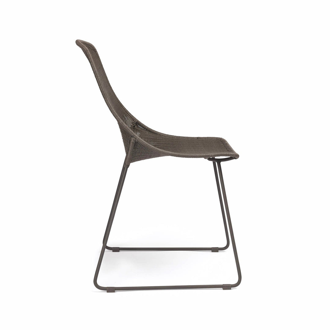 Joe Wicker Outdoor Dining Side Chair (Coal)