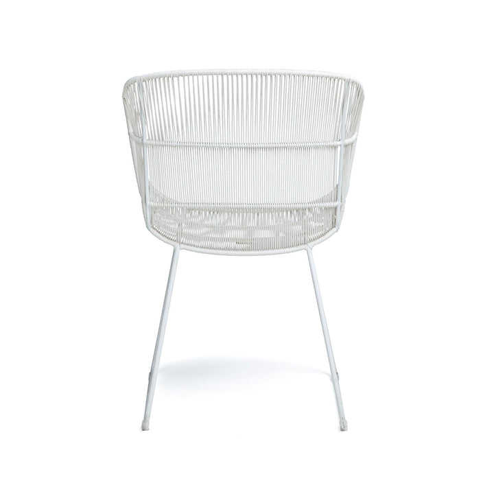 Nairobi Woven Dining Arm Chair (White)