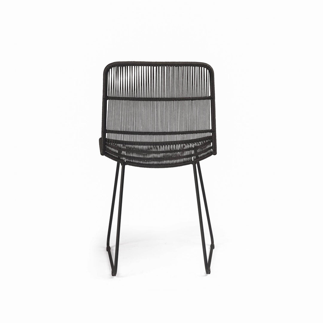 Nairobi Woven Dining Side Chair (Black)
