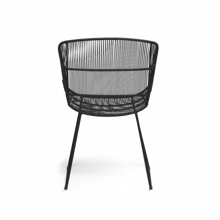 Nairobi Woven Dining Arm Chair (Black)